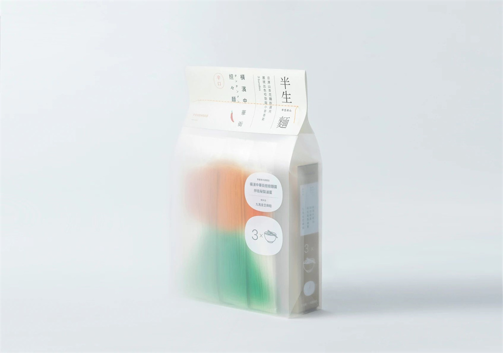 半生面擔擔面包裝設計 半生面擔擔面包裝設計