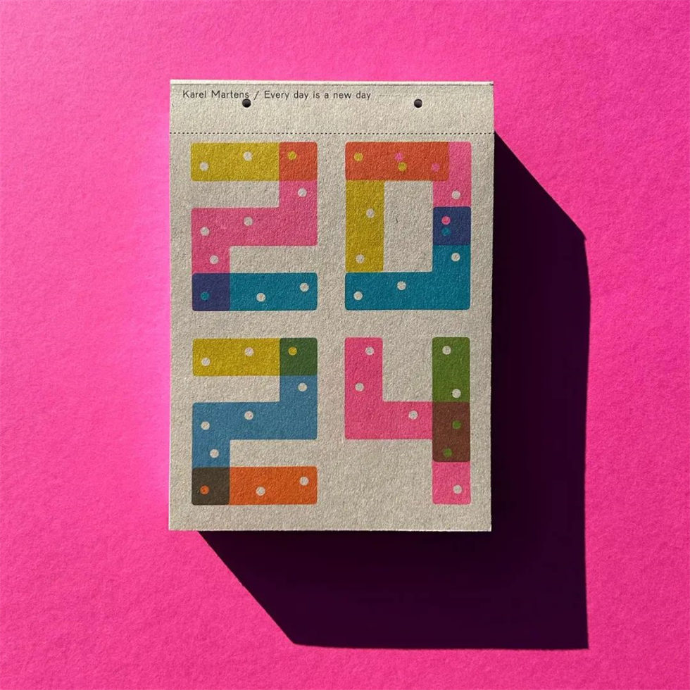 可撕式日歷設計