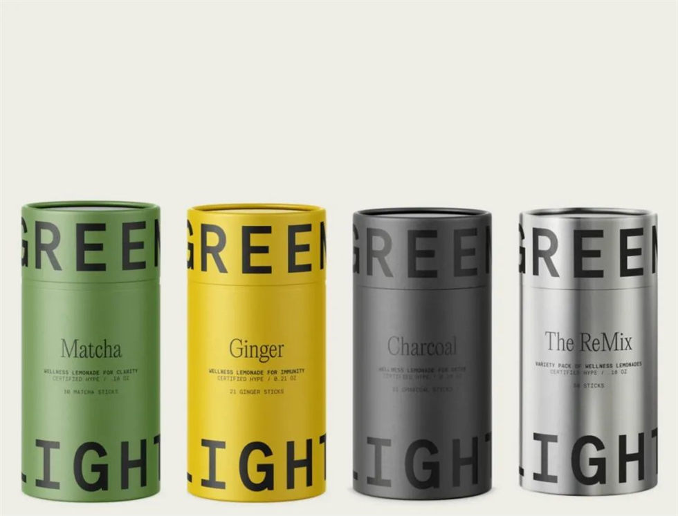 Greenlight檸檬水包裝設計